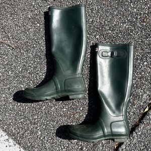 Tall Green hunter boots